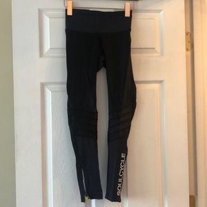 NWOT SoulCycle Moto Leggings size xs